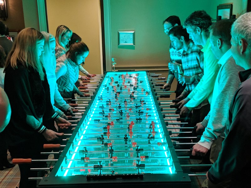 16 Player LED Foosball Image