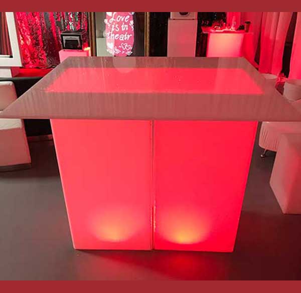 LED High Boy Tables Image