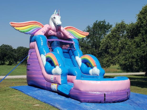 16' Unicorn Water Slide  Image