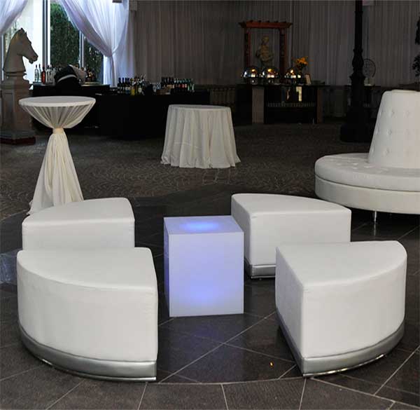 LED Cube Coco Ottoman Combo Image