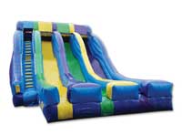 16' Triple Splash Water Slide Image